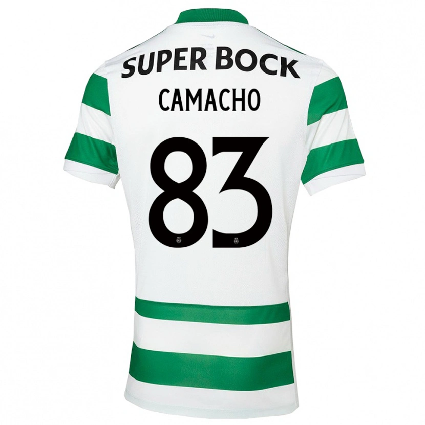 Danxen Barn Rafael Camacho #83 Grön Vit Hemmatröja Matchtröjor 2025/26 Tröjor T-Tröja