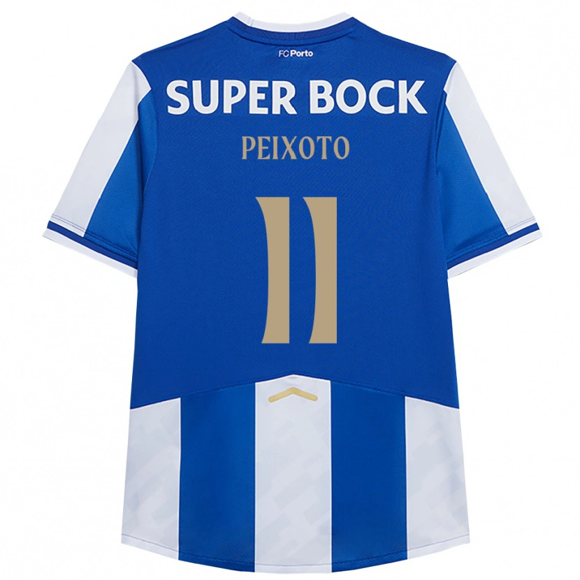 Danxen Barn Tomás Peixoto #11 Blå Vit Hemmatröja Matchtröjor 2025/26 Tröjor T-Tröja