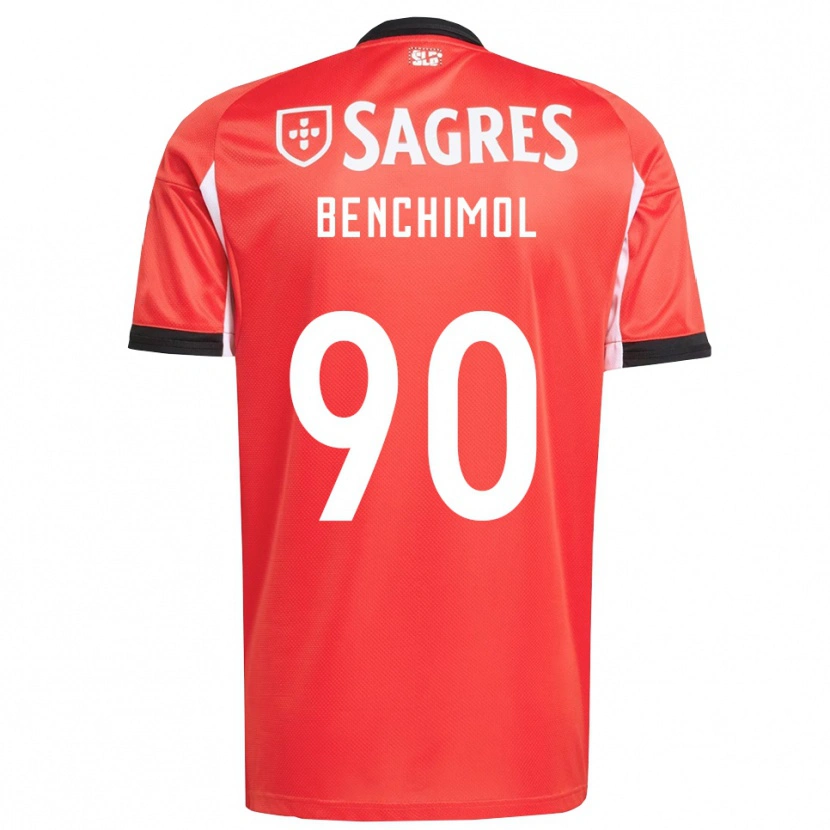 Danxen Barn Benchimol #90 Röd Vit Hemmatröja Matchtröjor 2025/26 Tröjor T-Tröja