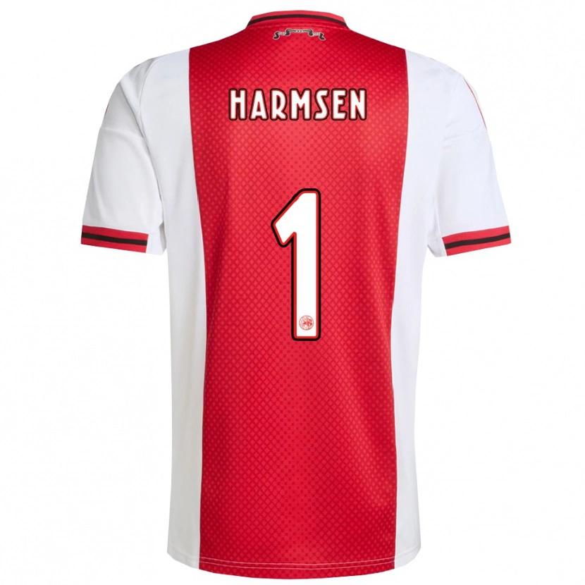 Danxen Barn Tymo Harmsen #1 Röd Vit Hemmatröja Matchtröjor 2025/26 Tröjor T-Tröja