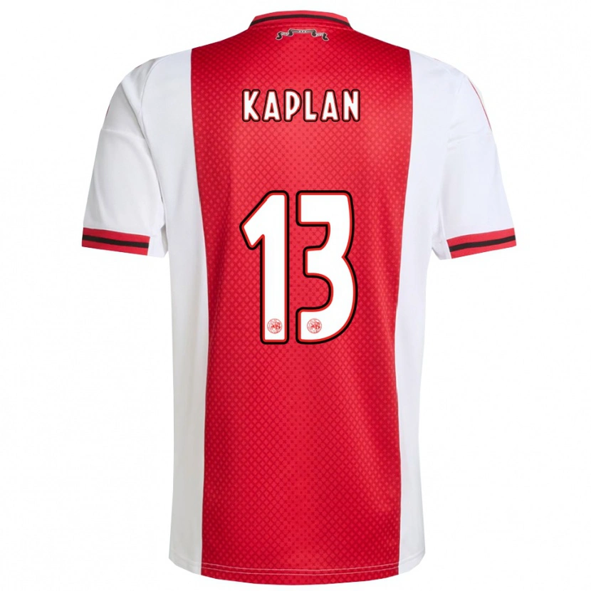 Danxen Barn Ahmetcan Kaplan #13 Röd Vit Hemmatröja Matchtröjor 2025/26 Tröjor T-Tröja