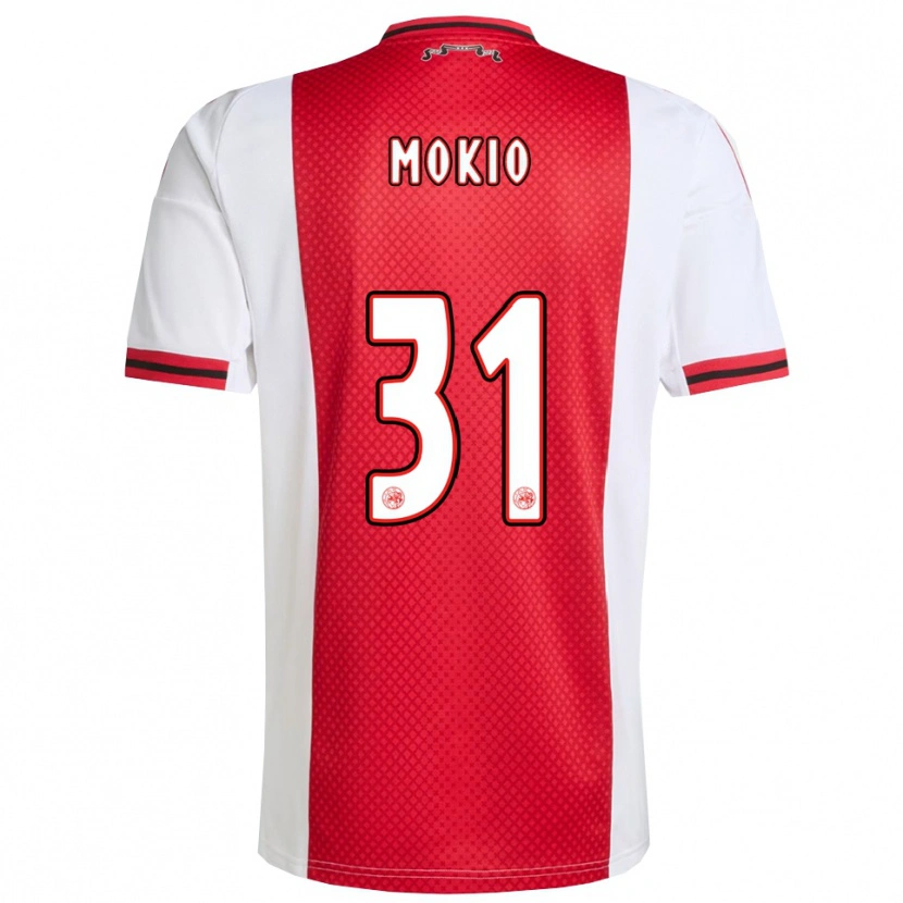 Danxen Barn Jorthy Mokio #31 Röd Vit Hemmatröja Matchtröjor 2025/26 Tröjor T-Tröja