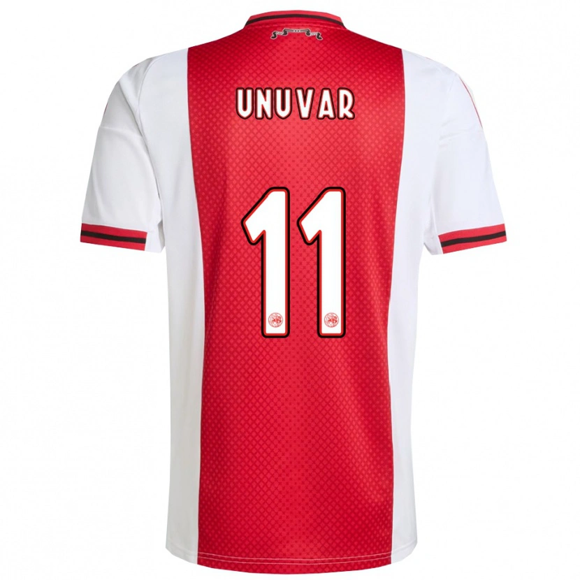 Danxen Barn Naci Unuvar #11 Röd Vit Hemmatröja Matchtröjor 2025/26 Tröjor T-Tröja