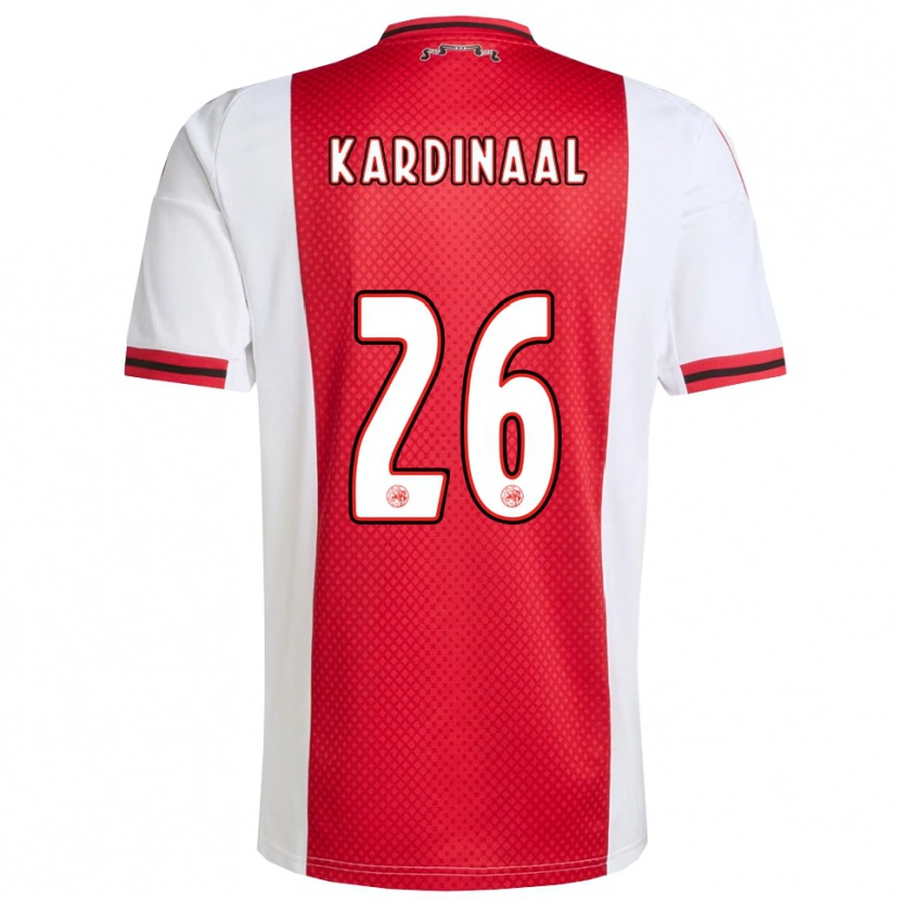 Danxen Barn Isa Kardinaal #26 Röd Vit Hemmatröja Matchtröjor 2025/26 Tröjor T-Tröja