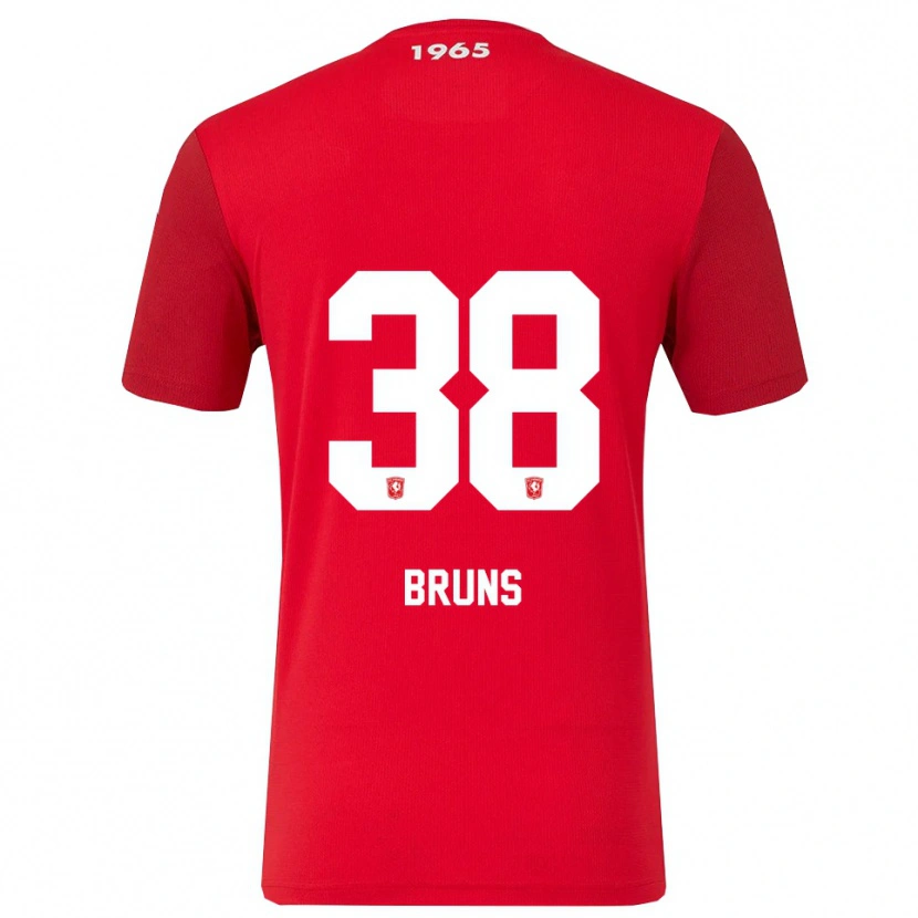Danxen Barn Max Bruns #38 Röd Vit Hemmatröja Matchtröjor 2025/26 Tröjor T-Tröja