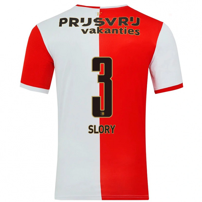 Danxen Barn Dani Slory #3 Röd Vit Hemmatröja Matchtröjor 2025/26 Tröjor T-Tröja