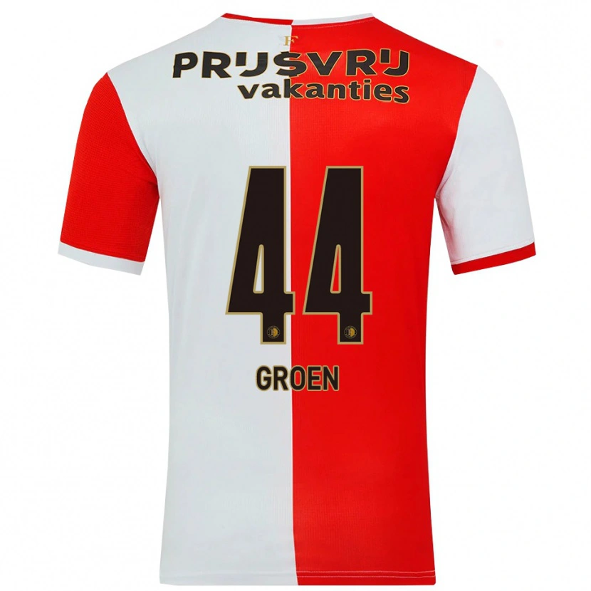 Danxen Barn Nesto Groen #44 Röd Vit Hemmatröja Matchtröjor 2025/26 Tröjor T-Tröja