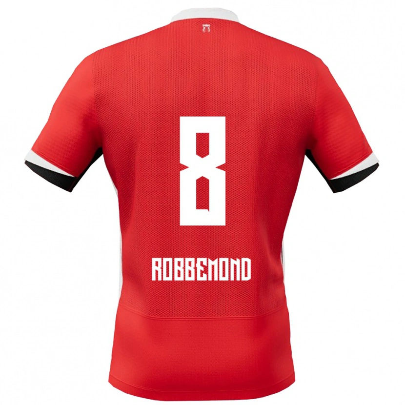 Danxen Barn Rio Robbemond #8 Röd Vit Hemmatröja Matchtröjor 2025/26 Tröjor T-Tröja