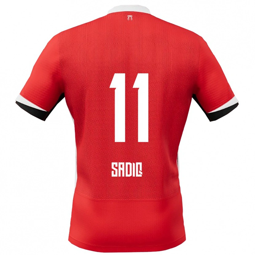 Danxen Barn Ibrahim Sadiq #11 Röd Vit Hemmatröja Matchtröjor 2025/26 Tröjor T-Tröja