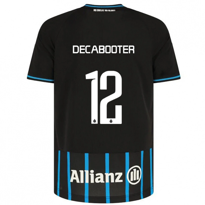 Danxen Barn Marith Decabooter #12 Svart Blå Hemmatröja Matchtröjor 2025/26 Tröjor T-Tröja