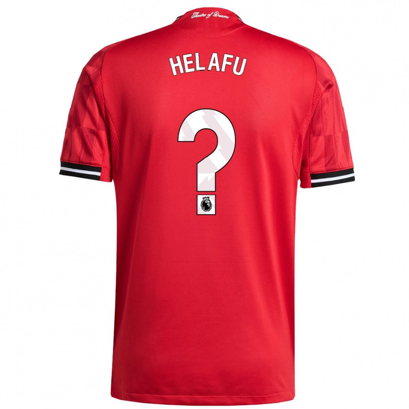 Danxen Barn Yuel Helafu #0 Röd Svart Vit Hemmatröja Matchtröjor 2025/26 Tröjor T-Tröja