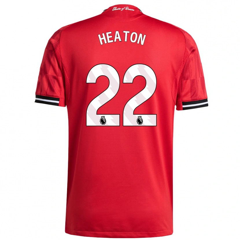 Danxen Barn Tom Heaton #22 Röd Svart Vit Hemmatröja Matchtröjor 2025/26 Tröjor T-Tröja