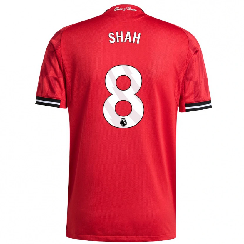 Danxen Barn Jariyah Shah #8 Röd Svart Vit Hemmatröja Matchtröjor 2025/26 Tröjor T-Tröja