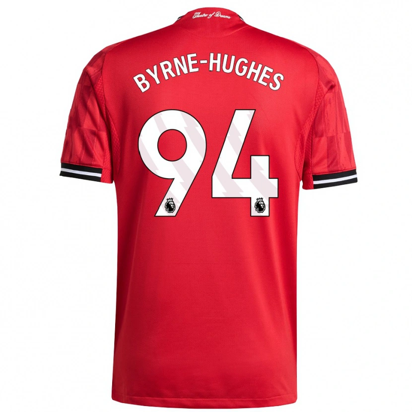 Danxen Barn Cameron Byrne-Hughes #94 Röd Svart Vit Hemmatröja Matchtröjor 2025/26 Tröjor T-Tröja