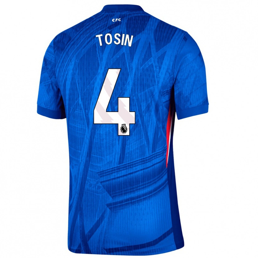 Danxen Barn Tosin Adarabioyo #4 Blå Vit Hemmatröja Matchtröjor 2025/26 Tröjor T-Tröja