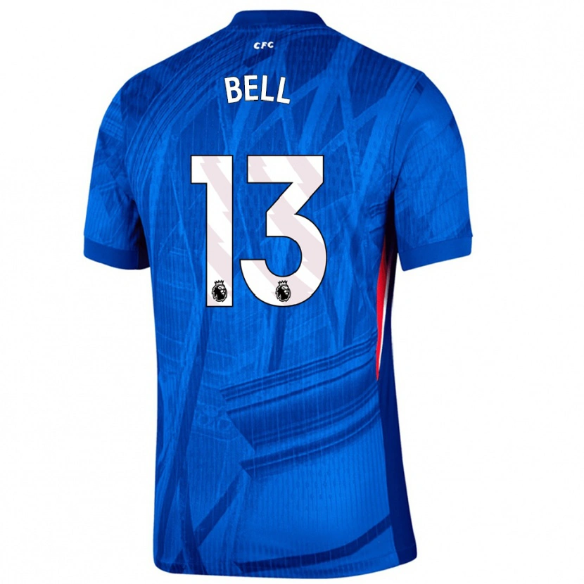 Danxen Barn Toby Bell #13 Blå Vit Hemmatröja Matchtröjor 2025/26 Tröjor T-Tröja