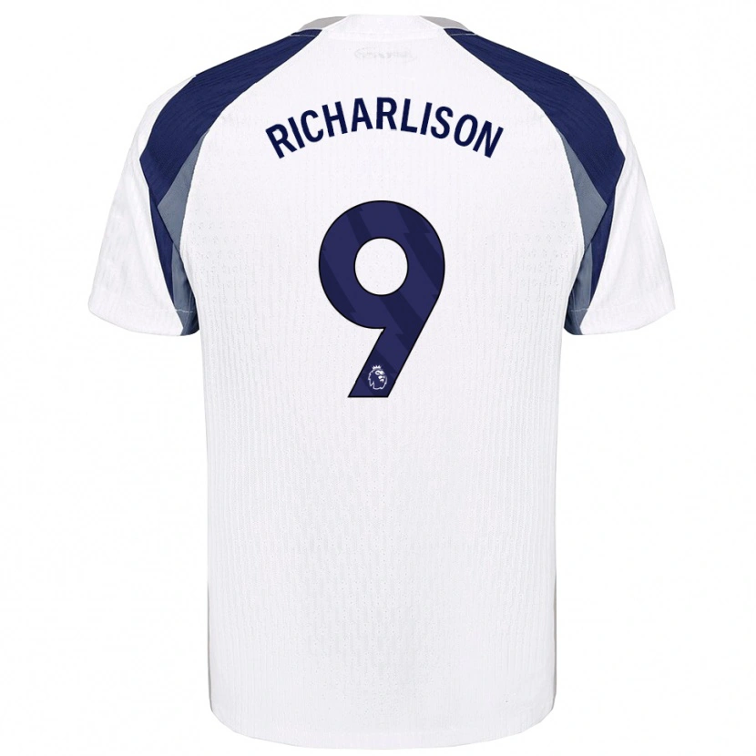 Danxen Barn Richarlison #9 Vit Marinblå Hemmatröja Matchtröjor 2025/26 Tröjor T-Tröja