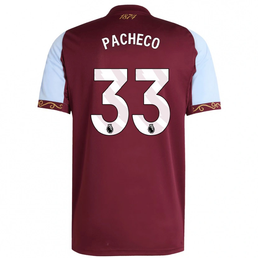 Danxen Barn Maz Pacheco #33 Vinröd Himmelsblå Hemmatröja Matchtröjor 2025/26 Tröjor T-Tröja