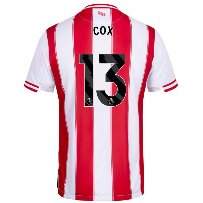 Danxen Barn Matthew Cox #13 Röd Vit Hemmatröja Matchtröjor 2025/26 Tröjor T-Tröja