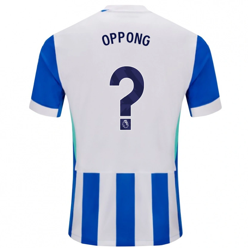 Danxen Barn Raffaele Oppong #0 Blå Vit Hemmatröja Matchtröjor 2025/26 Tröjor T-Tröja