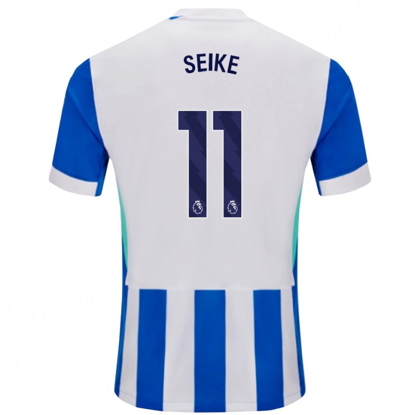 Danxen Barn Kiko Seike #11 Blå Vit Hemmatröja Matchtröjor 2025/26 Tröjor T-Tröja
