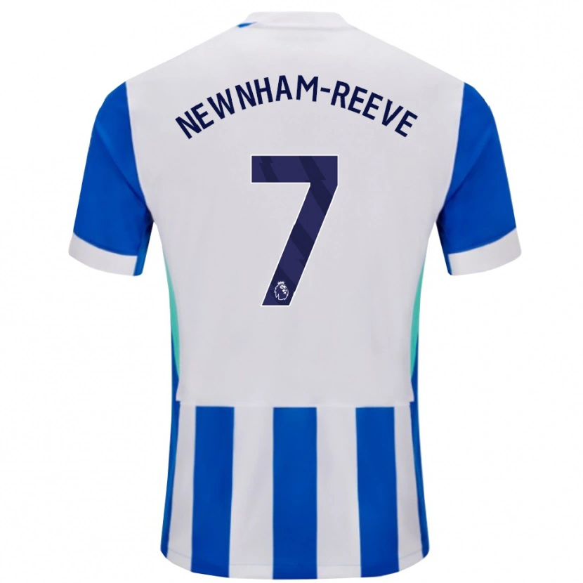 Danxen Barn Bode Newnham-Reeve #7 Blå Vit Hemmatröja Matchtröjor 2025/26 Tröjor T-Tröja