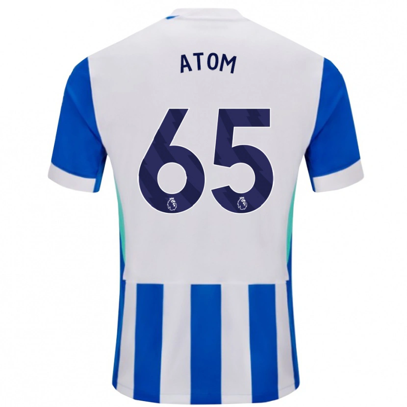Danxen Barn Noel Atom #65 Blå Vit Hemmatröja Matchtröjor 2025/26 Tröjor T-Tröja