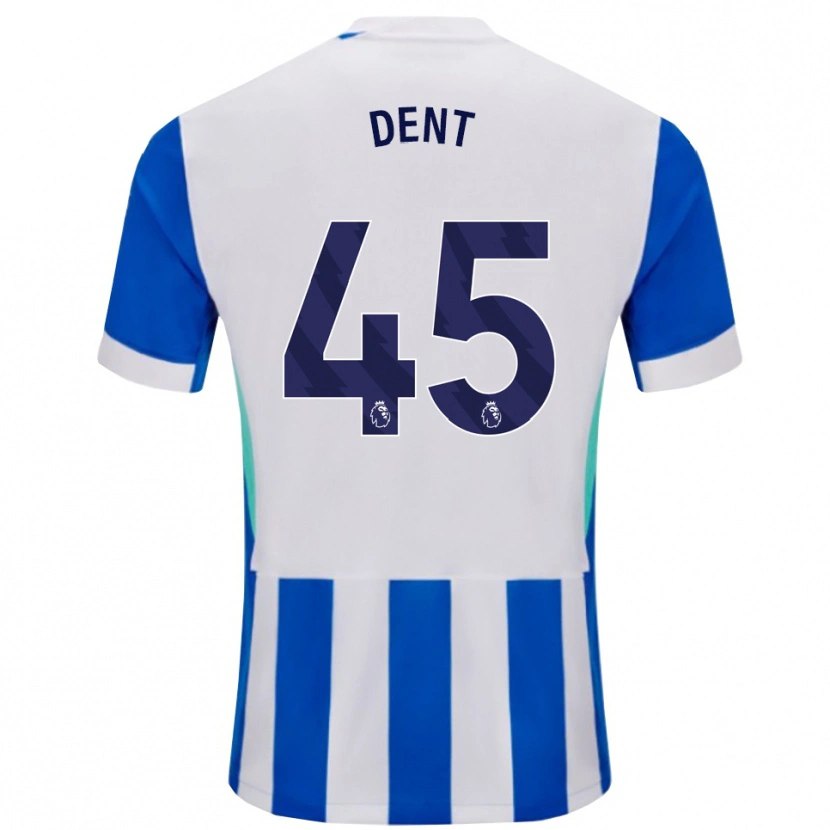 Danxen Barn Lily Dent #45 Blå Vit Hemmatröja Matchtröjor 2025/26 Tröjor T-Tröja
