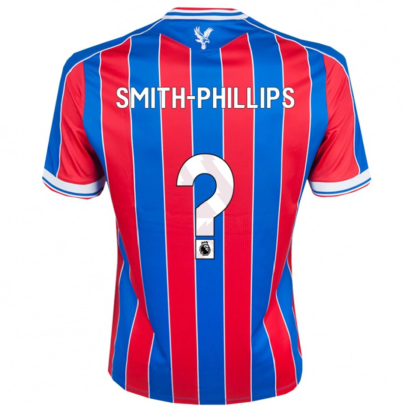 Danxen Barn Kairo Smith-Phillips #0 Blå Röd Vit Hemmatröja Matchtröjor 2025/26 Tröjor T-Tröja