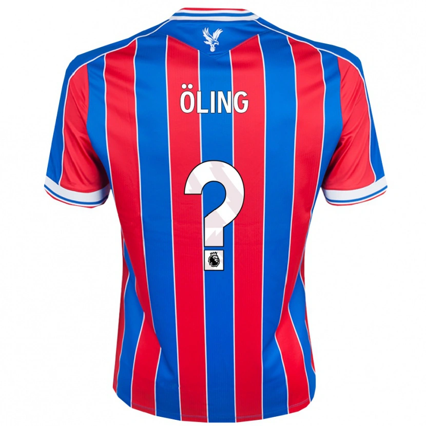Danxen Barn Ria Öling #0 Blå Röd Vit Hemmatröja Matchtröjor 2025/26 Tröjor T-Tröja