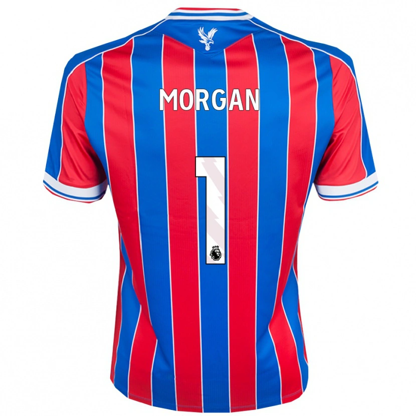 Danxen Barn Chloe Morgan #1 Blå Röd Vit Hemmatröja Matchtröjor 2025/26 Tröjor T-Tröja