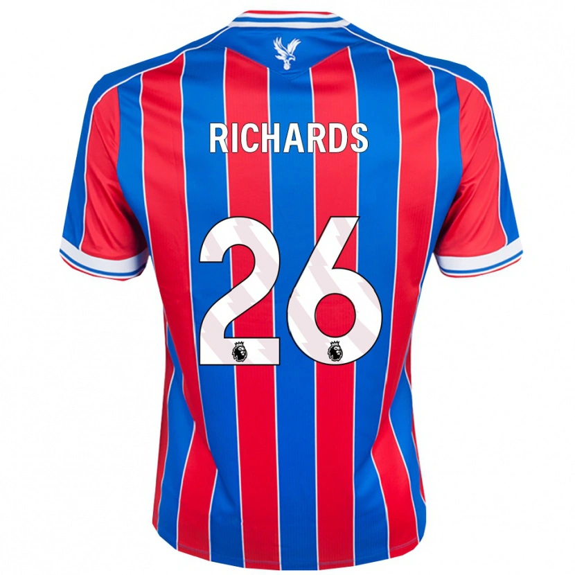 Danxen Barn Chris Richards #26 Blå Röd Vit Hemmatröja Matchtröjor 2025/26 Tröjor T-Tröja