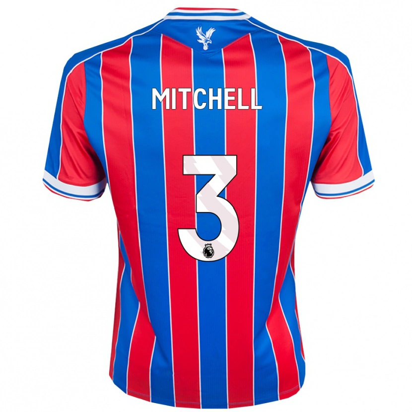 Danxen Barn Tyrick Mitchell #3 Blå Röd Vit Hemmatröja Matchtröjor 2025/26 Tröjor T-Tröja