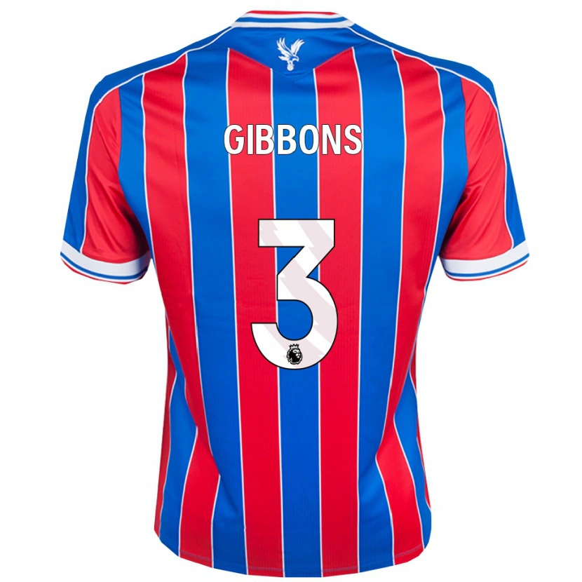 Danxen Barn Felicity Gibbons #3 Blå Röd Vit Hemmatröja Matchtröjor 2025/26 Tröjor T-Tröja