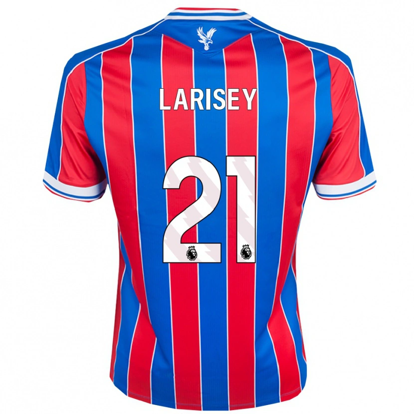 Danxen Barn Clarissa Larisey #21 Blå Röd Vit Hemmatröja Matchtröjor 2025/26 Tröjor T-Tröja