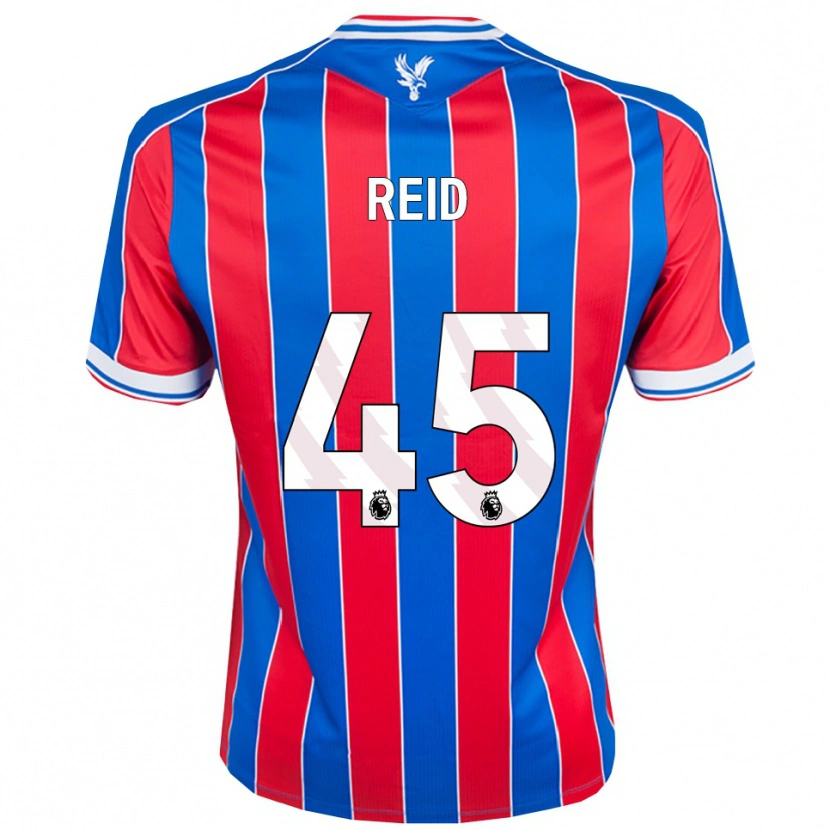 Danxen Barn Dylan Reid #45 Blå Röd Vit Hemmatröja Matchtröjor 2025/26 Tröjor T-Tröja