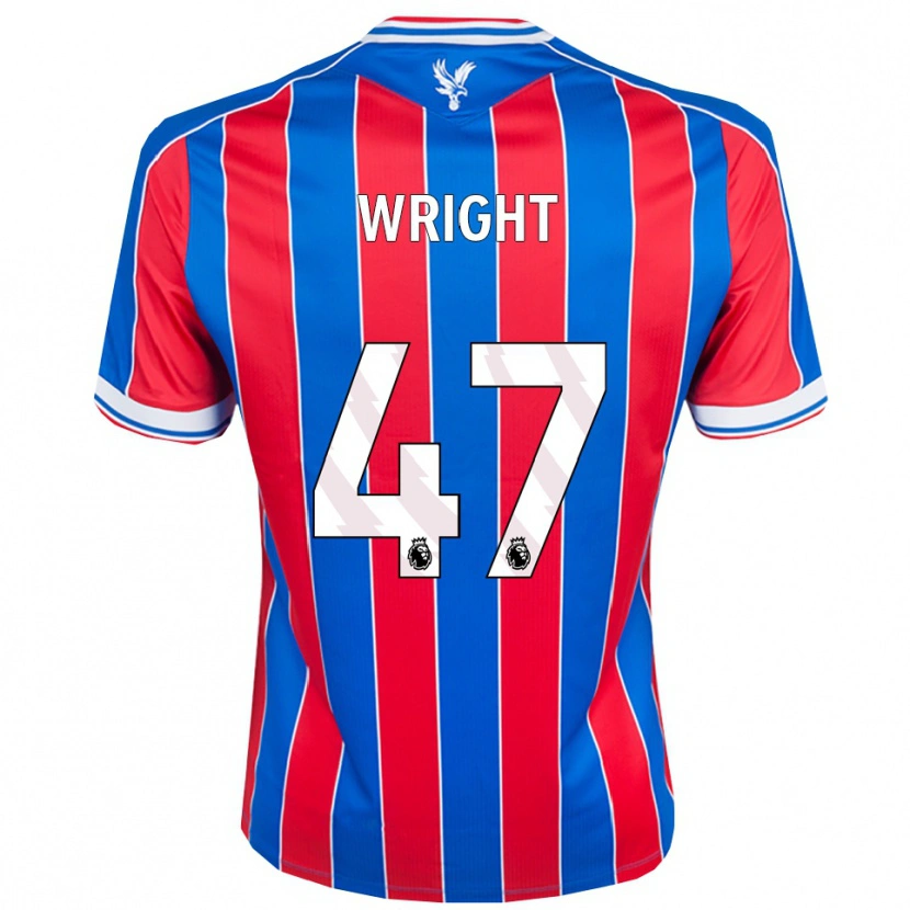 Danxen Barn Annis-Clara Wright #47 Blå Röd Vit Hemmatröja Matchtröjor 2025/26 Tröjor T-Tröja