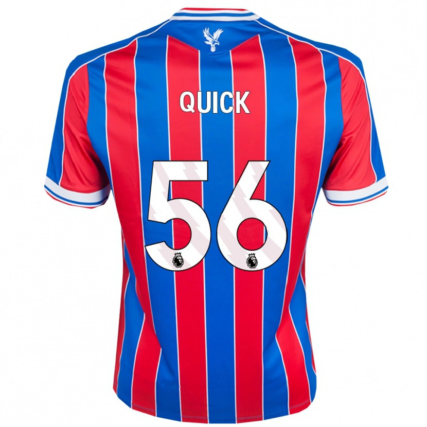 Danxen Barn Daniel Quick #56 Blå Röd Vit Hemmatröja Matchtröjor 2025/26 Tröjor T-Tröja