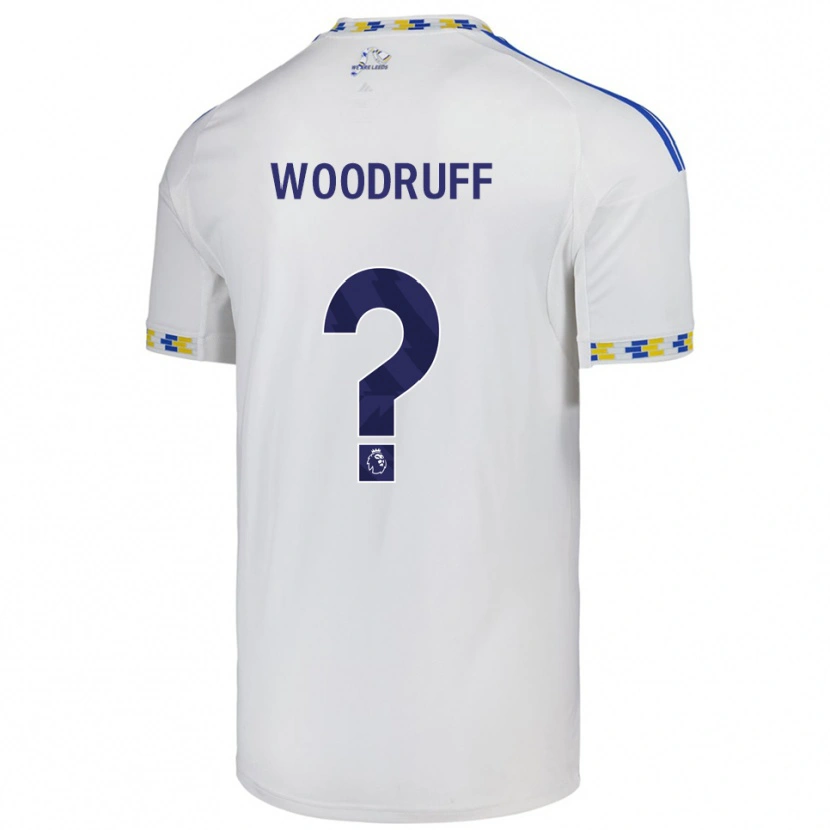 Danxen Barn Amy Woodruff #0 Vit Blå Hemmatröja Matchtröjor 2025/26 Tröjor T-Tröja