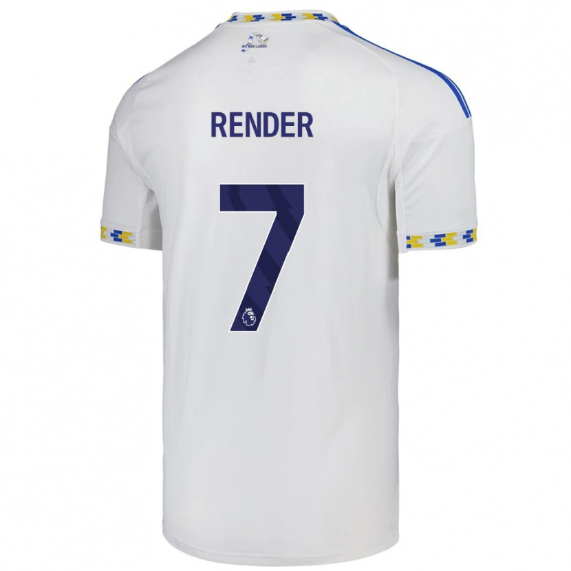 Danxen Barn Jacob Render #7 Vit Blå Hemmatröja Matchtröjor 2025/26 Tröjor T-Tröja