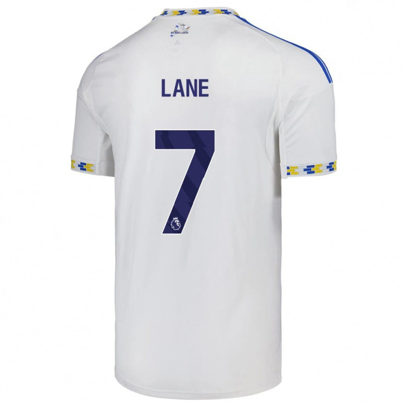 Danxen Barn Freddie Lane #7 Vit Blå Hemmatröja Matchtröjor 2025/26 Tröjor T-Tröja