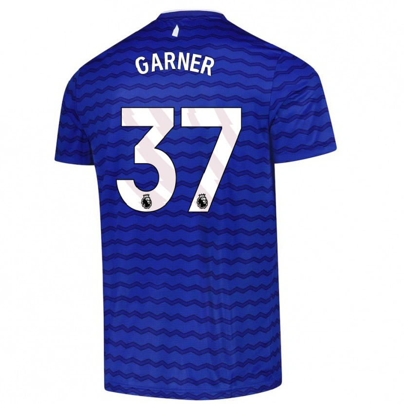 Danxen Barn James Garner #37 Blå Marinblå Hemmatröja Matchtröjor 2025/26 Tröjor T-Tröja