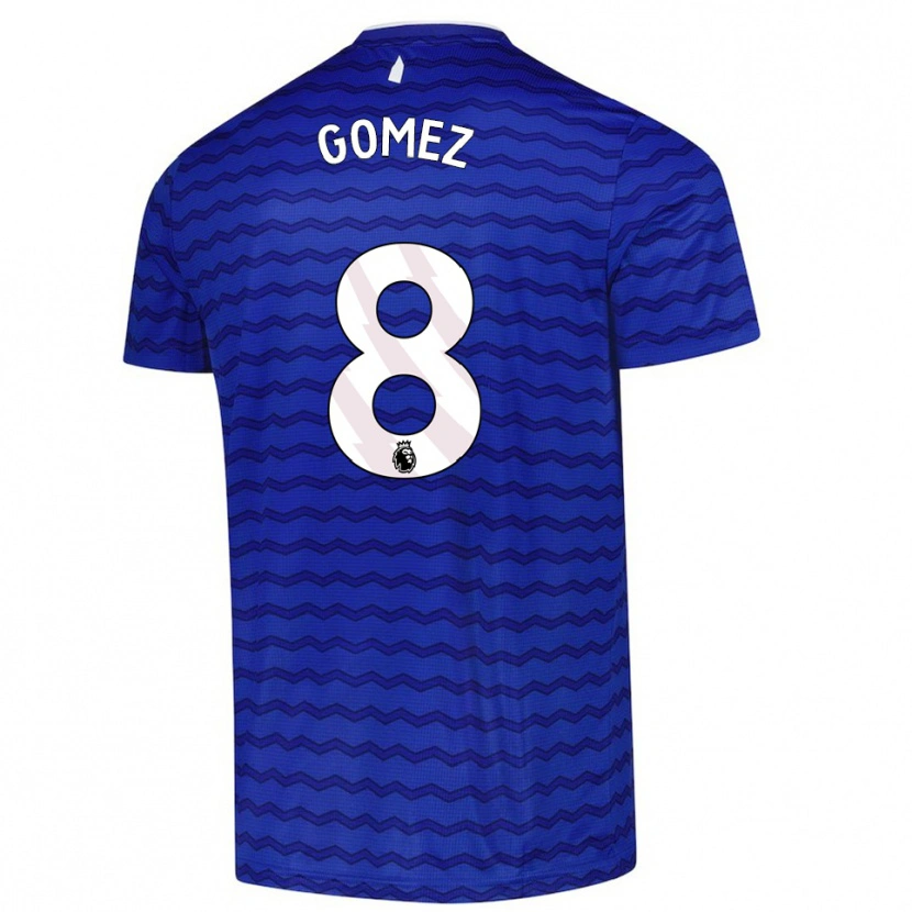 Danxen Barn Francis Gomez #8 Blå Marinblå Hemmatröja Matchtröjor 2025/26 Tröjor T-Tröja
