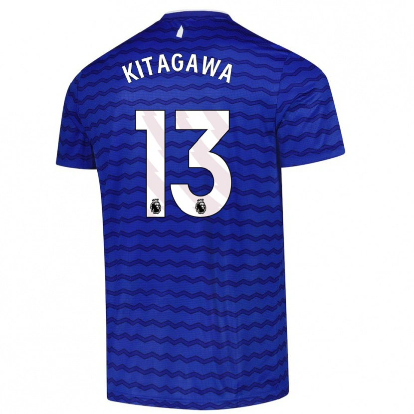 Danxen Barn Hikaru Kitagawa #13 Blå Marinblå Hemmatröja Matchtröjor 2025/26 Tröjor T-Tröja