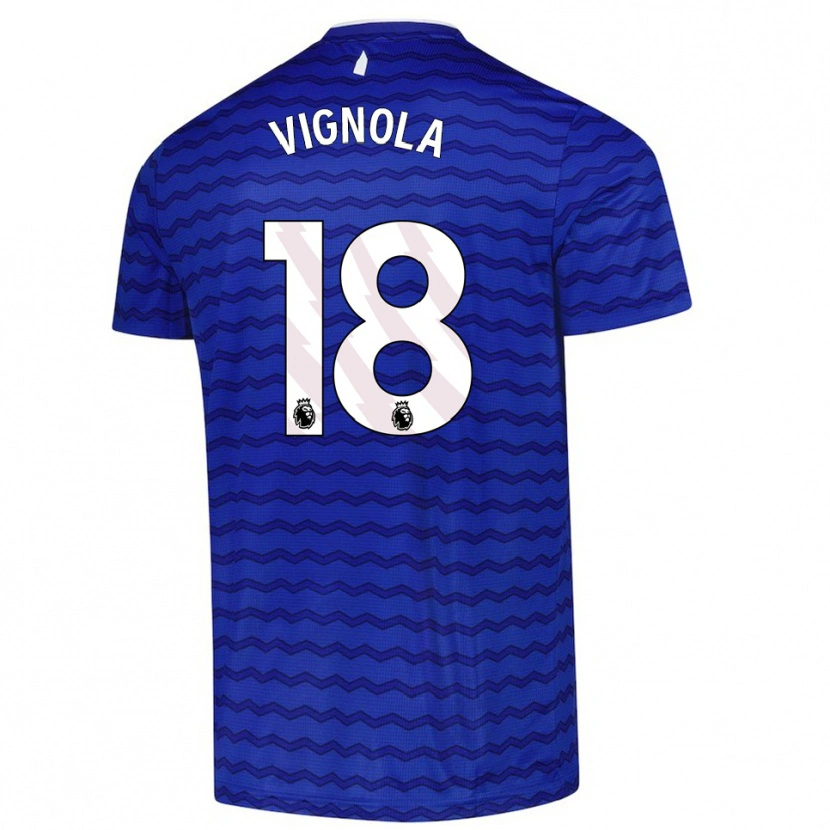 Danxen Barn Ornella Vignola #18 Blå Marinblå Hemmatröja Matchtröjor 2025/26 Tröjor T-Tröja