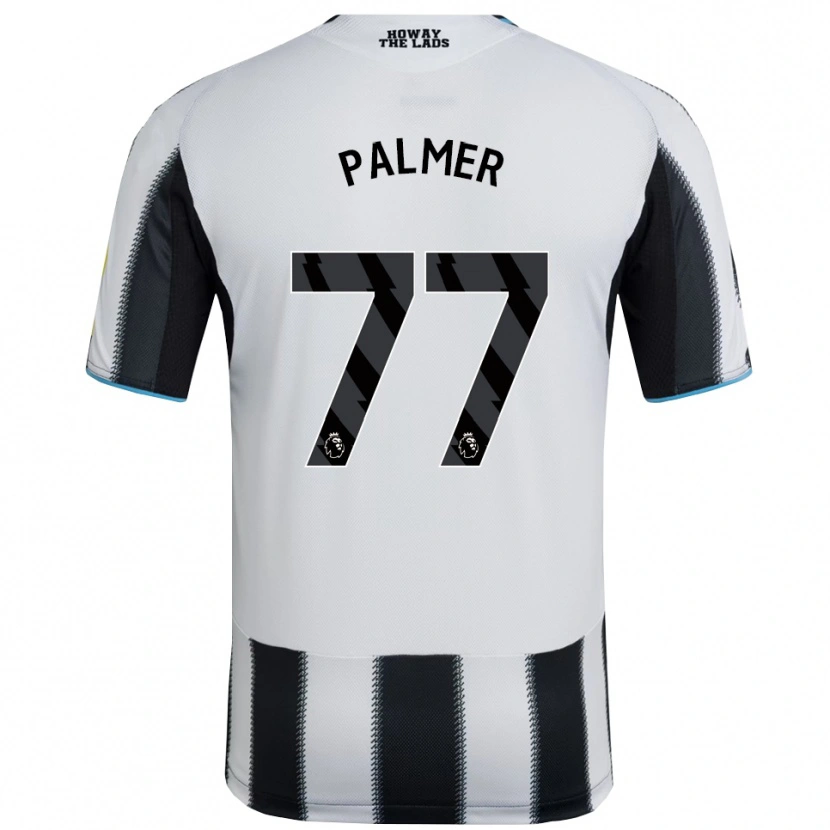 Danxen Barn Darren Palmer #77 Svart Vit Hemmatröja Matchtröjor 2025/26 Tröjor T-Tröja