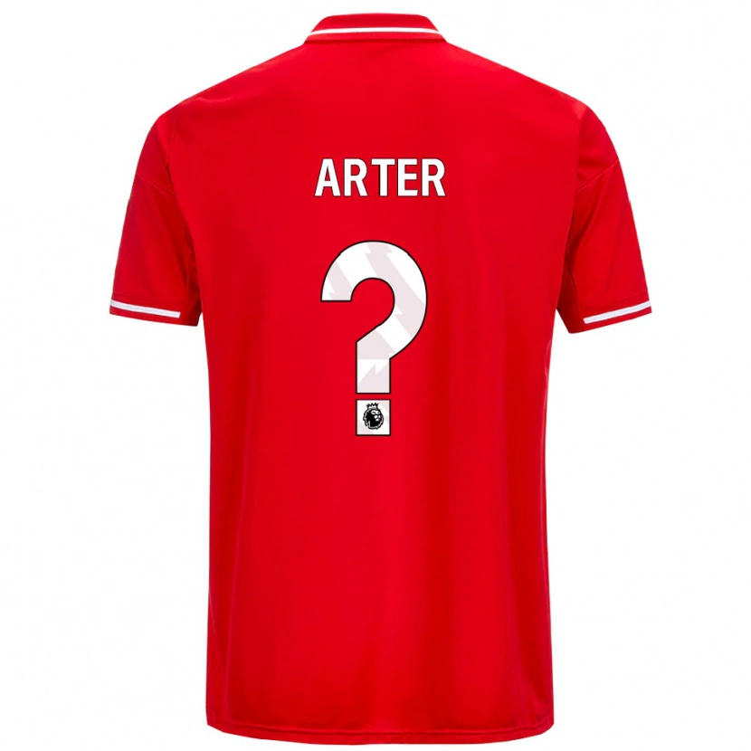 Danxen Barn Harry Arter #0 Röd Vit Hemmatröja Matchtröjor 2025/26 Tröjor T-Tröja