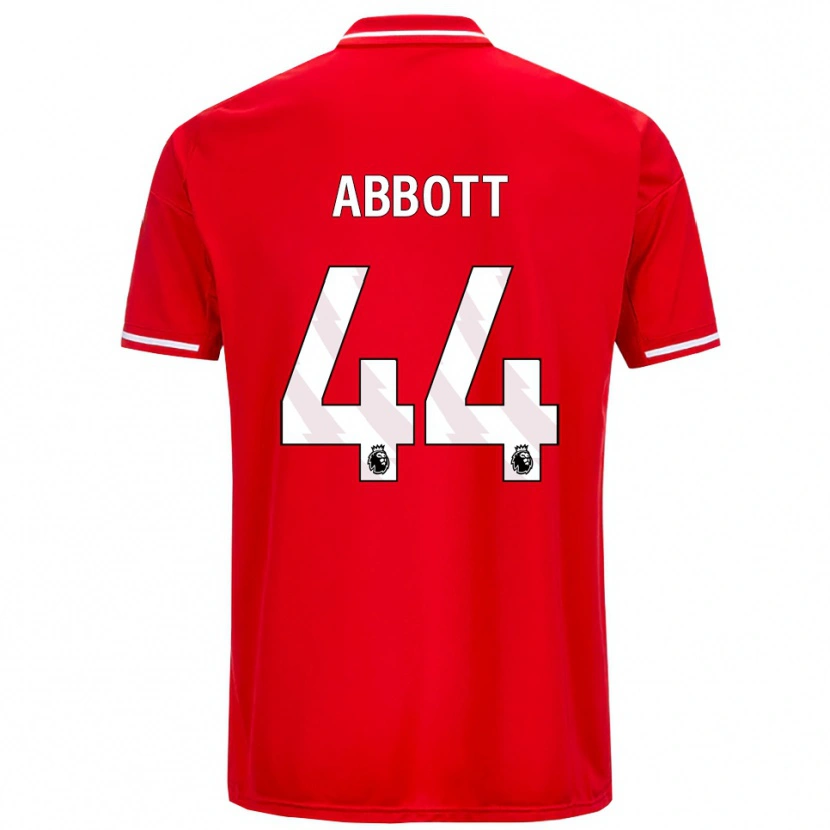Danxen Barn Zach Abbott #44 Röd Vit Hemmatröja Matchtröjor 2025/26 Tröjor T-Tröja