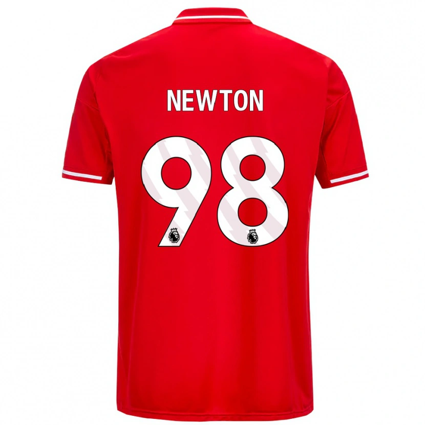 Danxen Barn Jamie Newton #98 Röd Vit Hemmatröja Matchtröjor 2025/26 Tröjor T-Tröja