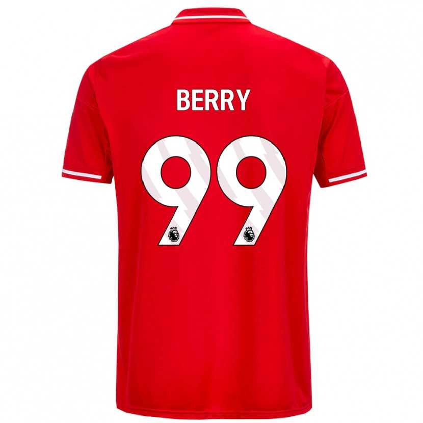 Danxen Barn Adam Berry #99 Röd Vit Hemmatröja Matchtröjor 2025/26 Tröjor T-Tröja